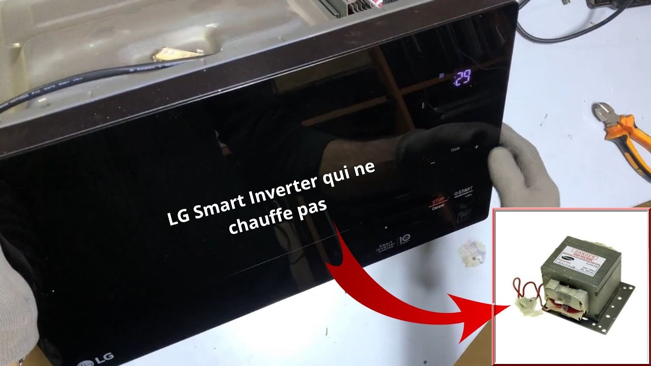 Modification du micro-ondes LG : Comment remplacer la carte inverter par un transformateur classique