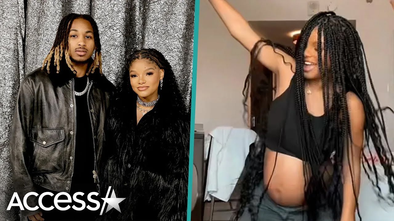 Halle Bailey reveals why she kept her pregnancy a secret after giving birth  in 2023 and shows off baby bump in throwback video with sister Chloe