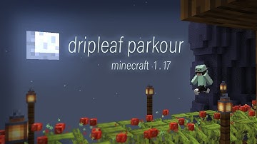 Dripleaf Parkour (Minecraft 1.17)