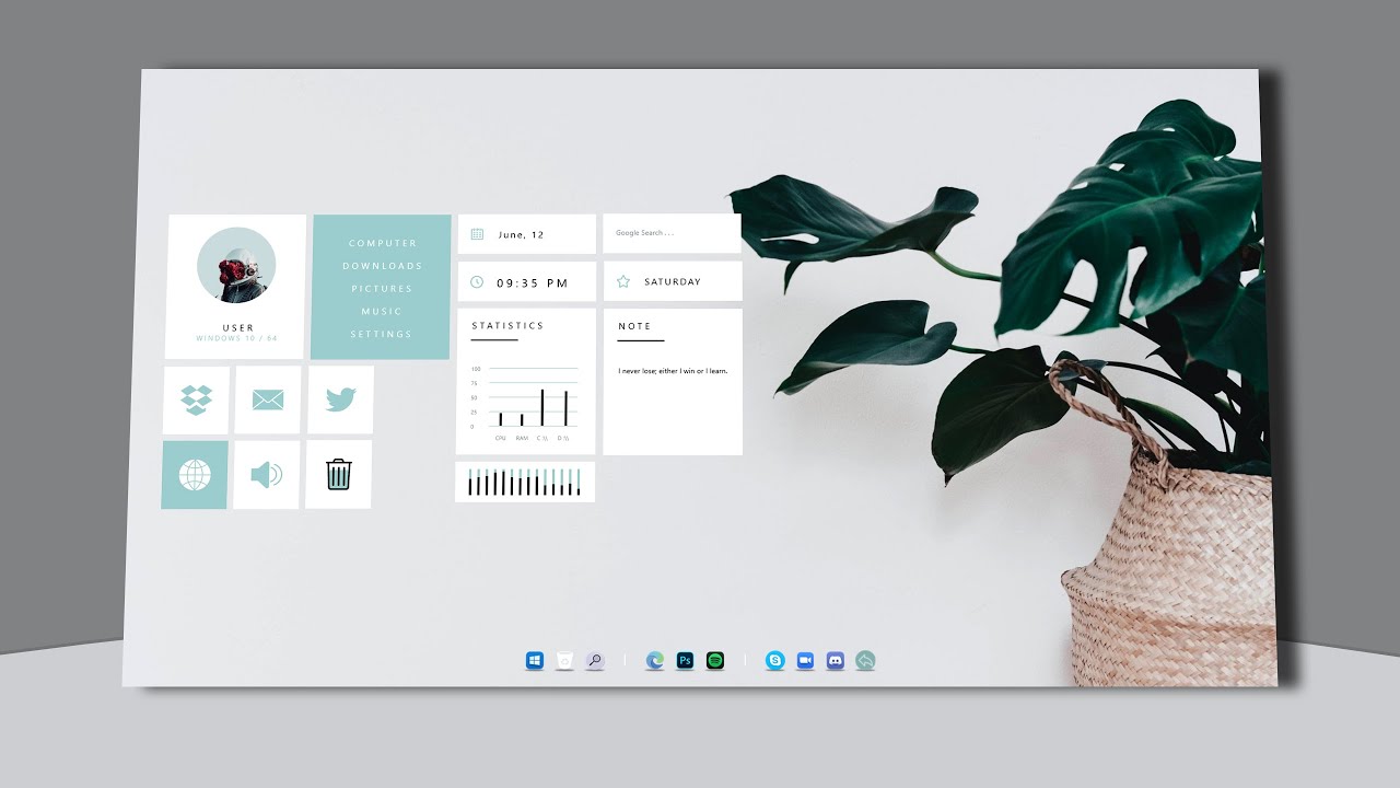how to make desktop aesthetic windows 10