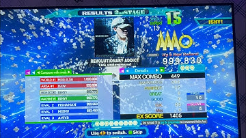 [DDR A20+] REVOLUTIONARY ADDICT ESP PFC 17P 999,830!