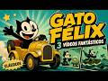Gato Félix em três aventuras clássicas #GatoFélix #FelixTheCat #Desenho #Cartoon #Nostalgia #Retrô
