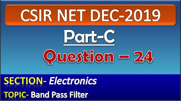 CSIR NET DECEMBER 2019 Physics Solution| Part-C| Question-24| Electronics| Op-Amp