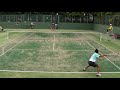 船水 雄太 (東北高校)　対　松崎(早稲田大学)｜全日本シングルス2011準決勝【ソフトテニス】