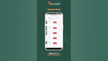 What is the Recycle Pool on GoLaah App? – Complete Overview