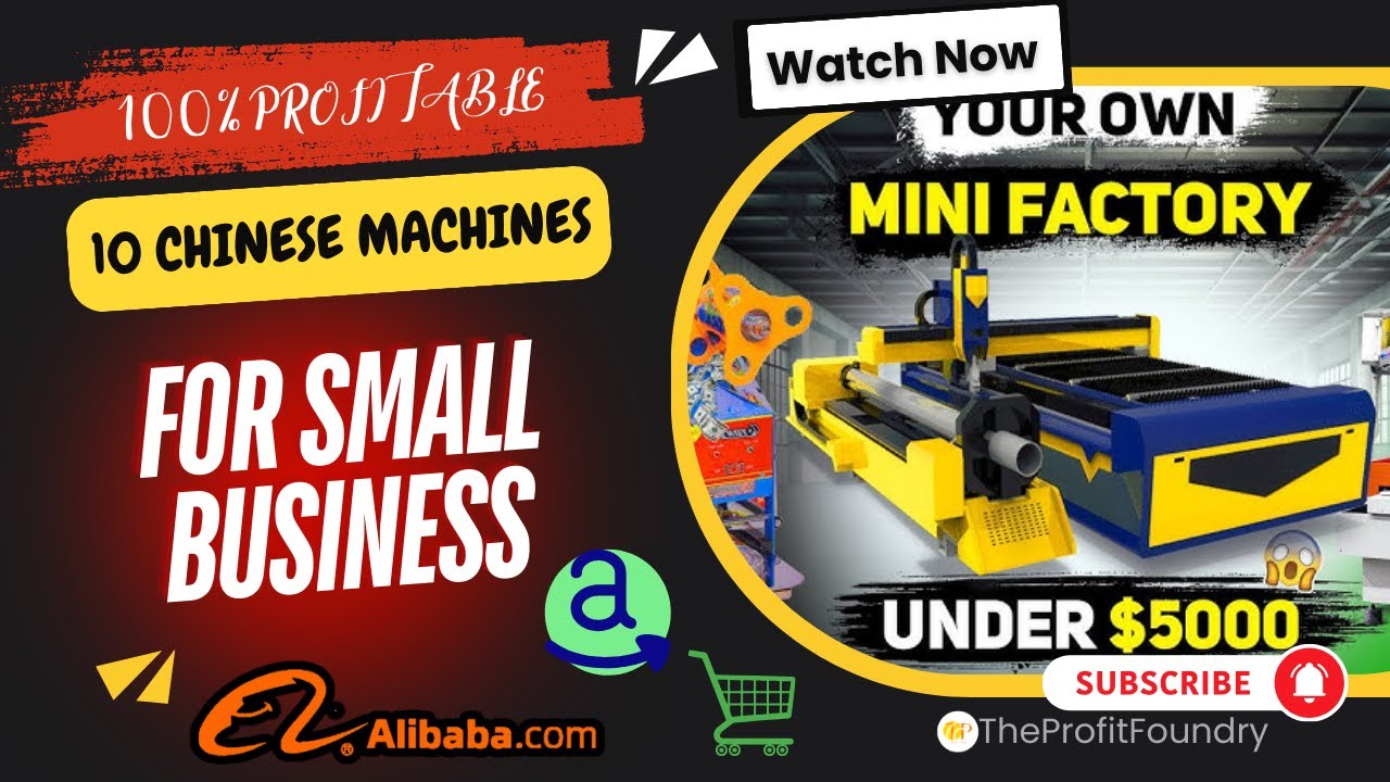 10 Chinese Machines For Small Businesses To Become MILLIONAIRE in 2025! 💰| Small Business Machines