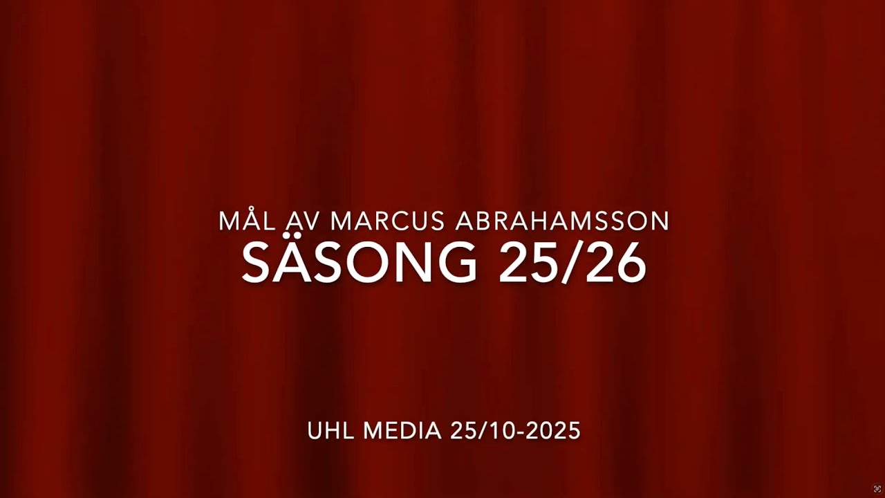 Marcus Abrahamsson mål med IFK Salem 13/10 - 24/10 2025