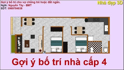 Gợi ý bố trí nhà cấp 4 cho vợ chồng trẻ, người thu nhập thấp, diện tích đắt ngắn | Simple house