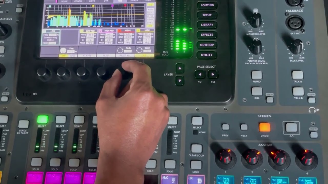 Behringer X32 Configurar matrices