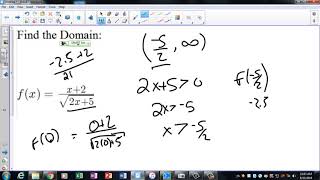 1140 Finding domain of complex functions