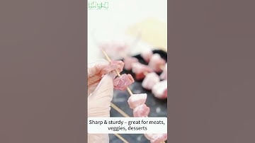 How We Produce Splinter-Free Bamboo BBQ Skewers – Real Factory Process #bbq #stick #eco #skewer