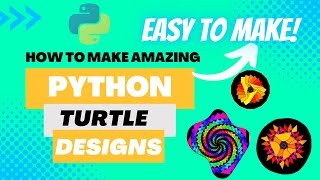 Python Turtle Graphics Lesson For Beginners Easy Programming