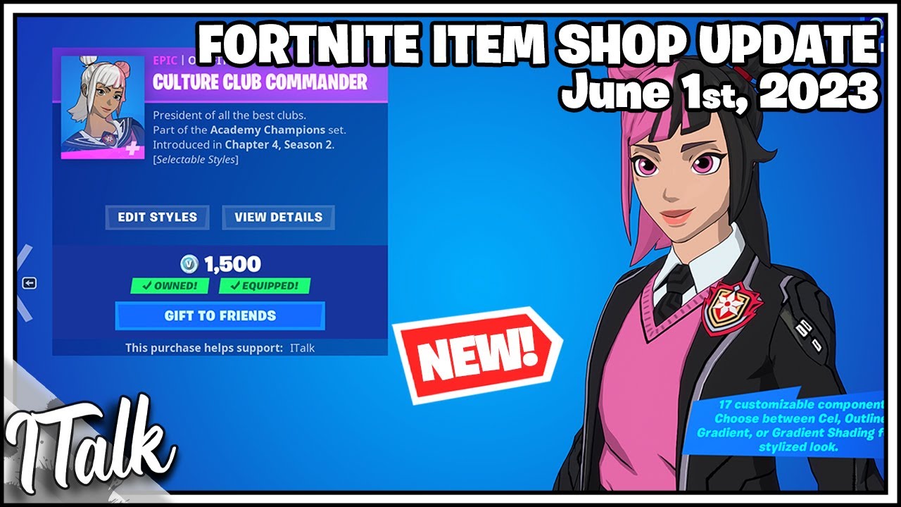 Fortnite Item Shop *NEW* 500 MILLION COMBINATION SKINS! [June 1st, 2023] (Fortnite Battle Royale)