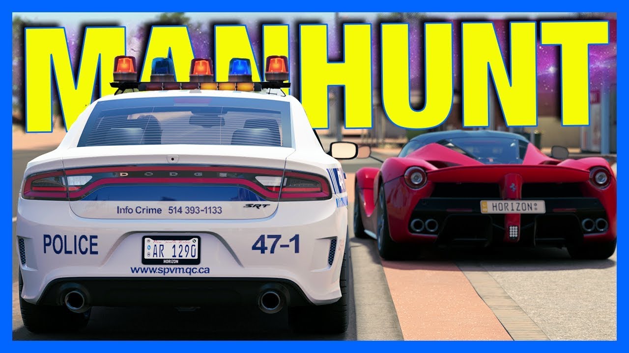 Forza Horizon 3 Online : MANHUNT!!