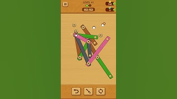 #level41 Woodle Wood Nuts and Bolts Screw Game #viral #gaming #shorts 🔥