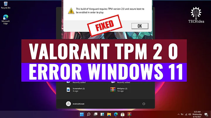 Valorant tpm 2.0 Error Windows 11 2025 [New Method]