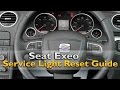 Seat Exeo Service Light Reset