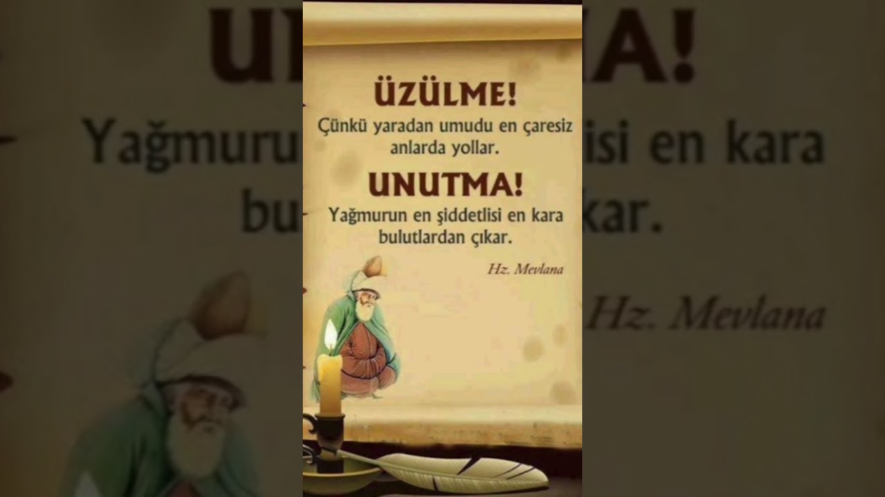 Mevlanadan Sözler 