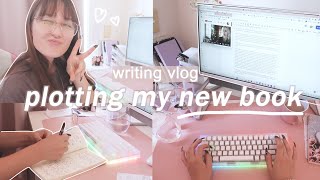 PLOTTING MY NEW BOOK for 2023 *productive day writing vlog* (motivational)