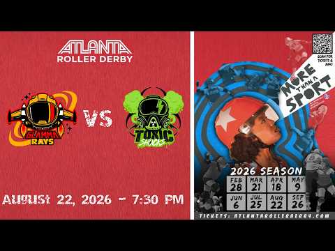 Toxic Shocks vs Glamma Rays | August 22, 2026
