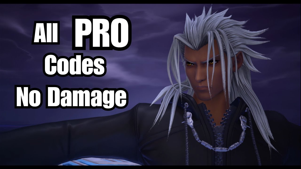 Kingdom Hearts 3 Remind: Xemnas Data No Damage (Critical/All Pro Codes ...