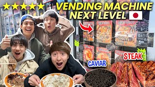 VIRAL! VENDING MACHINE STEAK, CAVIAR, BBQ & DIMSUM DI JEPANG 😱 | WASEDA BOYS JAPAN VLOG