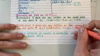 6.3 Interpreting Data Sets (NC Math 1)