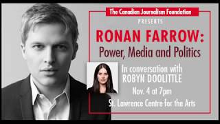 Ronan Farrow: Power, Media and Politics