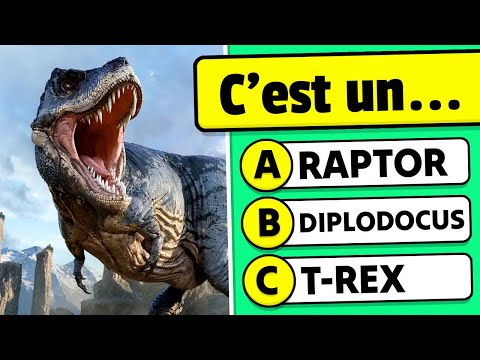 Devine Le DINOSAURE 32 Questions De Culture Générale Sur Les Dinosaures 