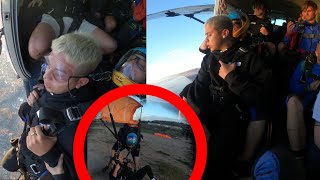 I passed out during sky diving!! ( must see )