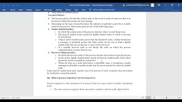 unit 4,class 3,distributed systemLoad Sharing Algorithm and features of process migration