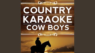 Miniatura de vídeo de "Country Karaoke Cow Boys - People Are Crazy (Karaoke Version) (Originally Performed By Billy Currington)"