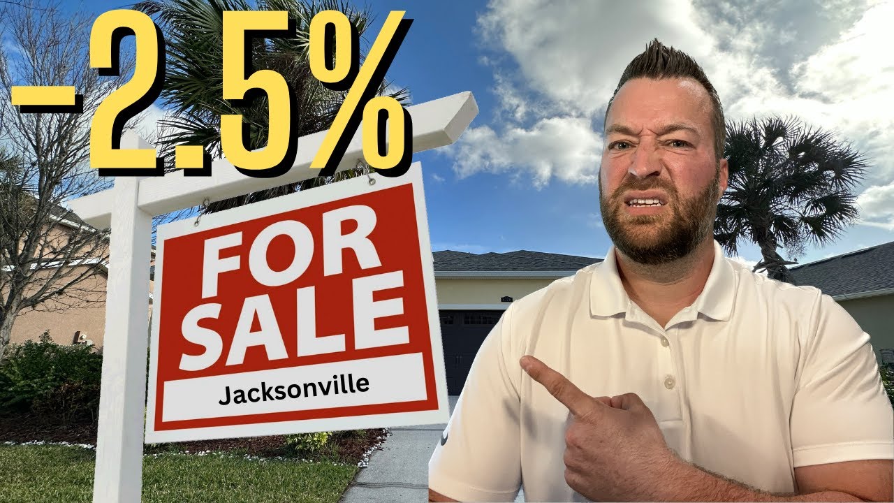 Homes Prices Fall in Jacksonville Florida Housing Market Update YouTube