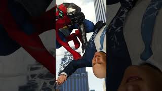 “You might need a ladder 🪜” Spider-Man Remastered #ps5 #acrossthespiderverse #youtubeshorts #shorts screenshot 4