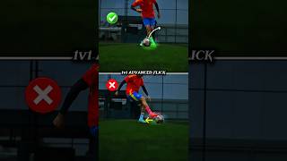 1v1 ADVANCED FLICK👀 ⚽️.#football #footballskills #soccer #flick #shortsfeed