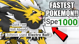 QUICK FEET ELECTRO BALL JOLTEON IS THE FASTEST IN POKEABILITIES! POKEMON SCARLET AND VIOLET