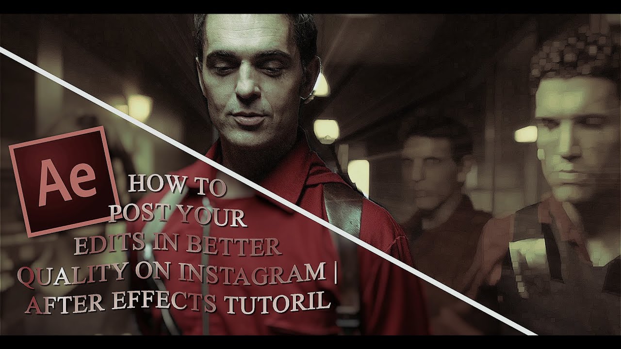 After Effects tutorial | Post your edits with good quality on Instagram ...