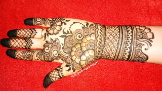 Beautiful front hand mehndi design | mehndi designs |slower version visit Neelam Mehandi Arts
