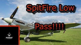 American Reacts to British Spitfire Low Pass!!!