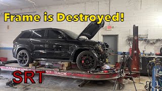Rebuilding a Wrecked 2014 Jeep Grand Cherokee SRT! Part 1.