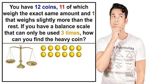 Can you find the slightly heavier coin?