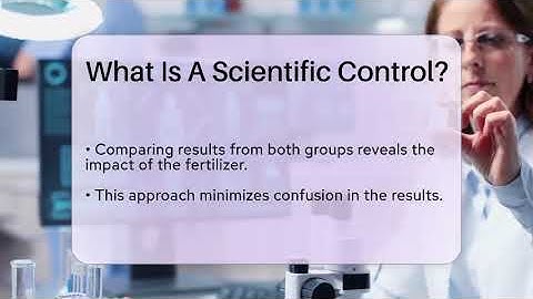 What Is A Scientific Control? - Science Through Time