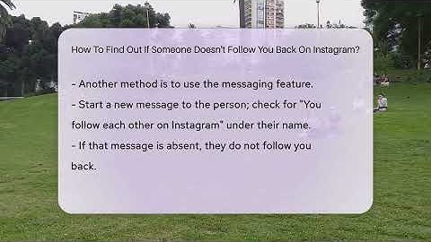 How To Find Out If Someone Doesn