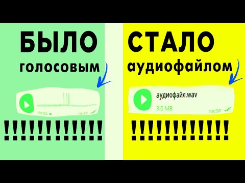 🔴 как из голосового сообщения сделать аудио файл | как скачать голосове сообщение | telegram лайфхак