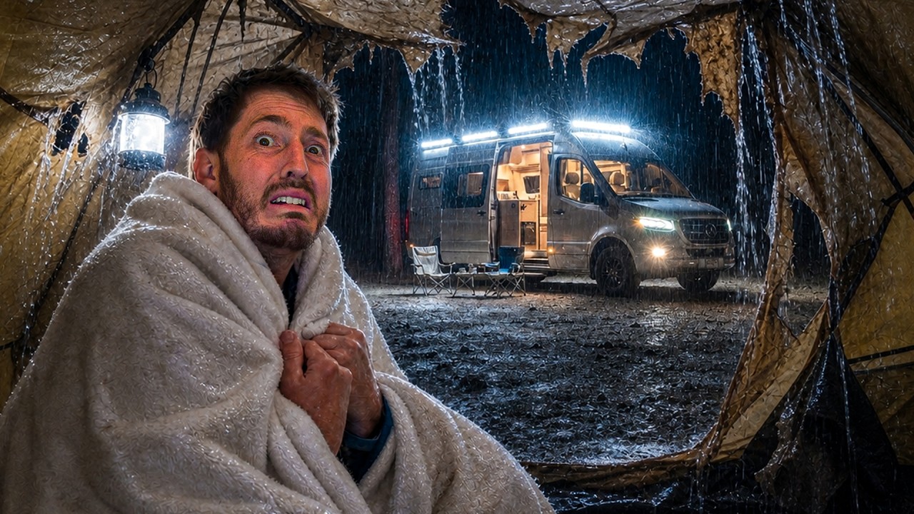Tent Camping VS Luxury Camper Van
