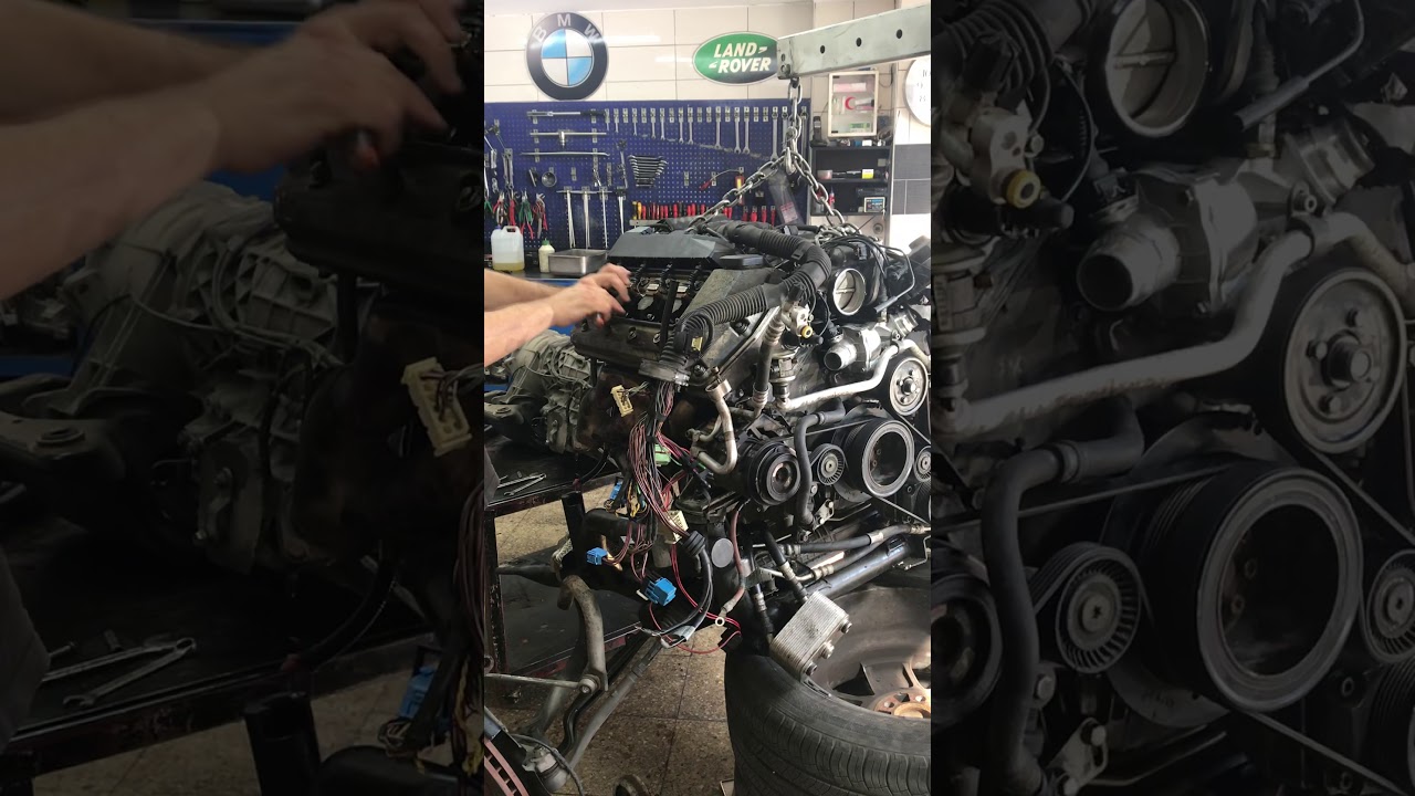 Range Rover 4.4 v8 motor revizyon YouTube
