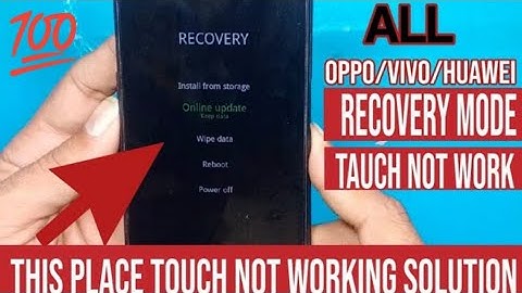 Recovery Mode Touch not working || Realme 5 Hard Reset || Hard Reset Touch not working fix 💯