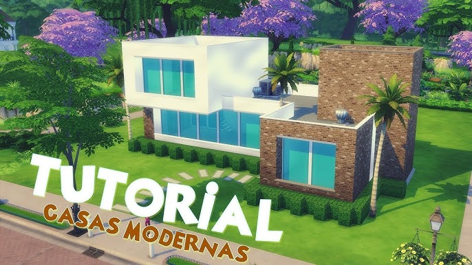 CONSTRUINDO UMA CASA INICIAL MODERNINHA NO THE SIMS 4 