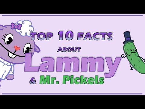 Top 10 Facts About LAMMY & MR. PICKELS From Happy Tree Friends (Character review)