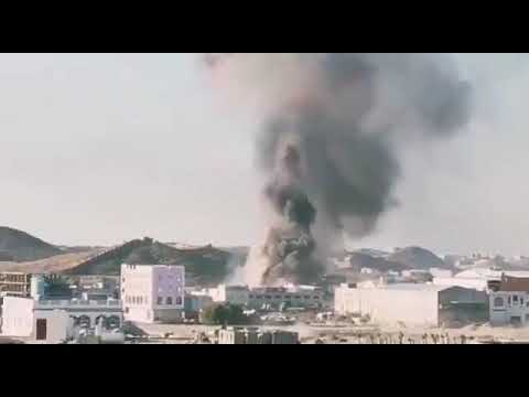 عاجل: شاهد لحظة انفجار محطة غاز بالبيضاء وسط اليمن والضحايا بالعشرات